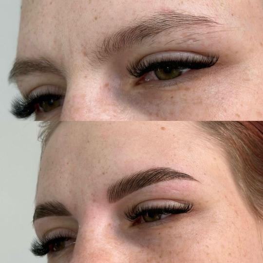 AmiSo Beauty Studio #novisad Obrve Korekcija obrva voskom / pincetom + Laminiranje obrva Lice