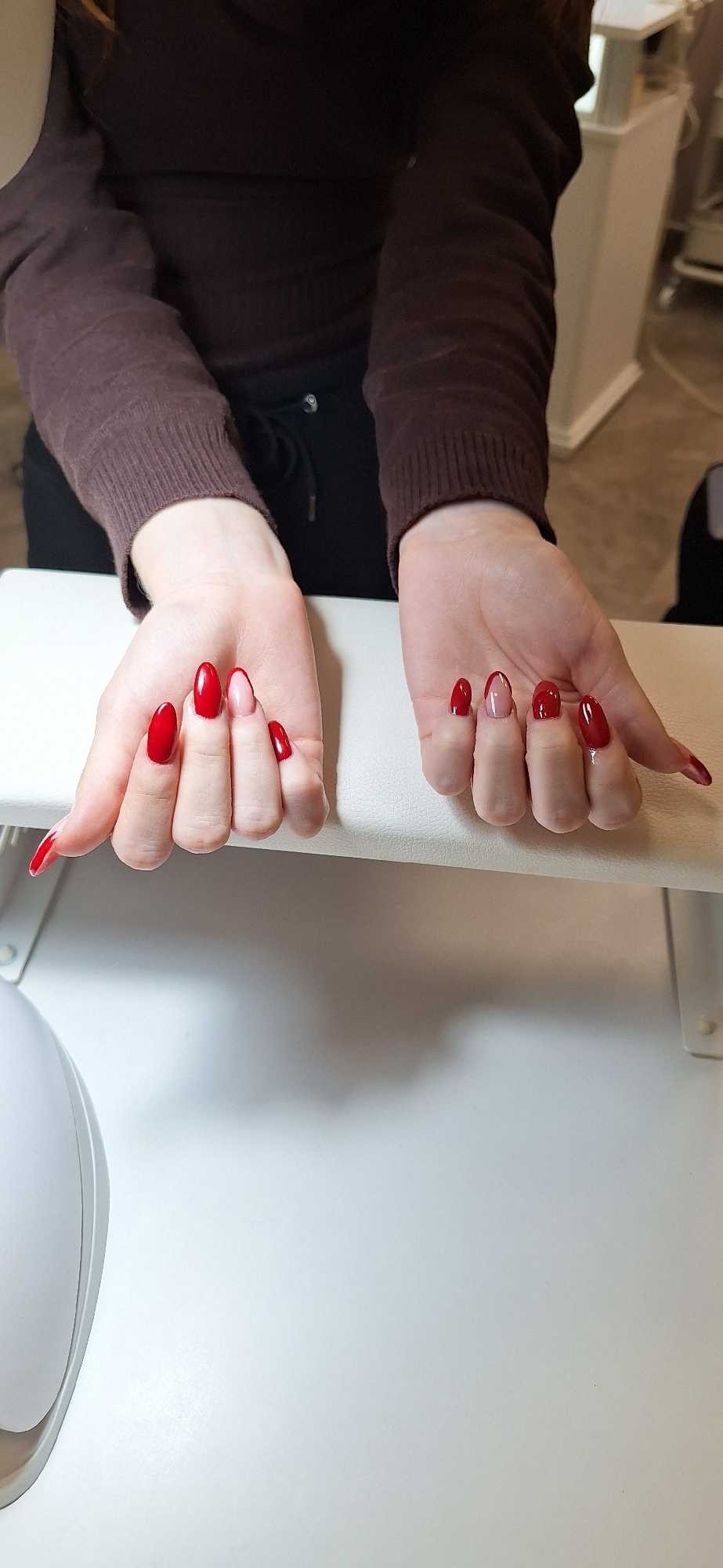 Monstera beauty salon #beograd Ojačavanje noktiju Ojačavanje noktiju rubber bazom - M dužina noktiju