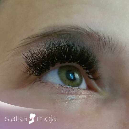 Slatka moja #beograd Nadogradnja trepavica Nadogradnja svilenih trepavica 3D - 8D