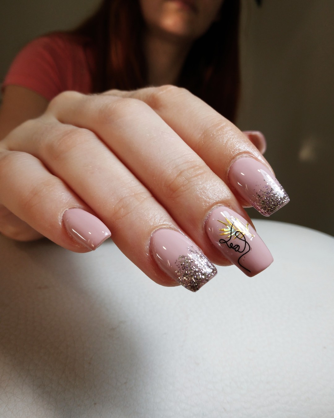 For my Nails #beograd Ojačavanje noktiju Manikir + ojačavanje prirodnih noktiju gelom - M dužina