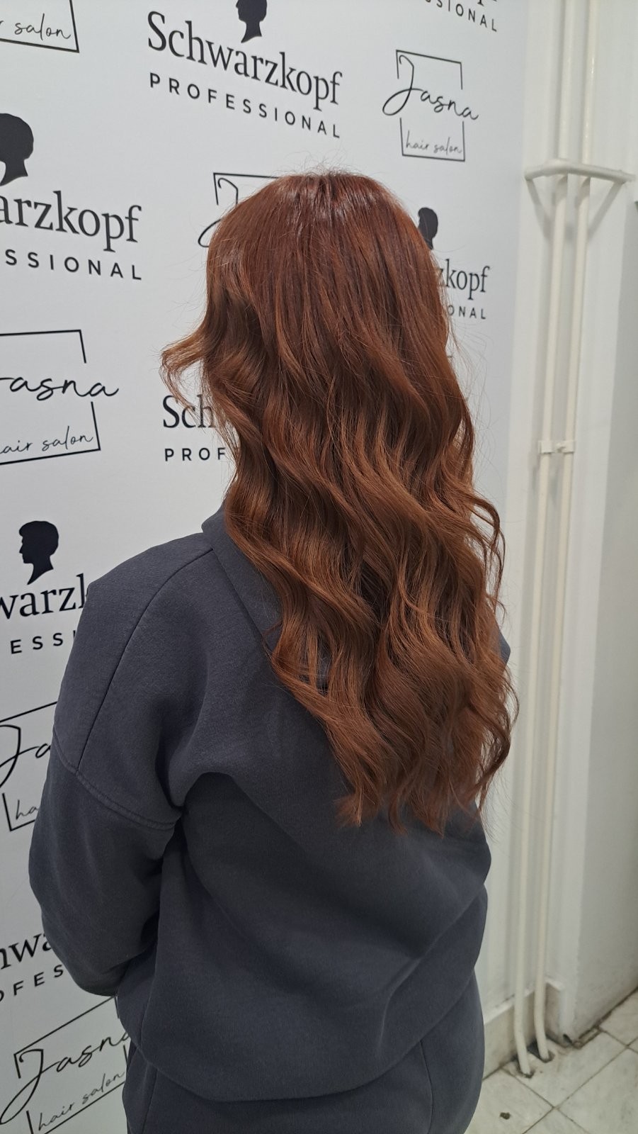 Jasna hair salon #beograd Farbanje kose Farbanje cele dužine - duga kosa