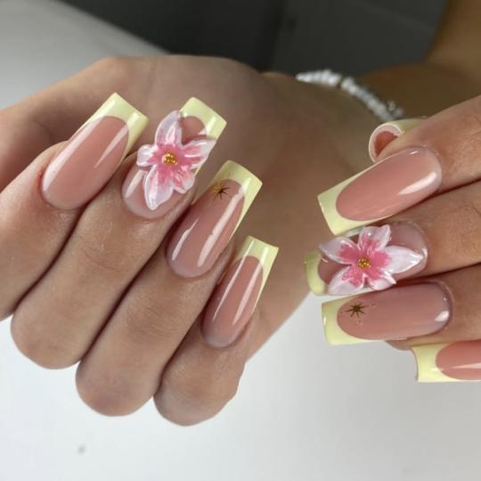 LB Nailtech Studio #nis Izlivanje noktiju Izlivanje noktiju gelom - XXL dužina