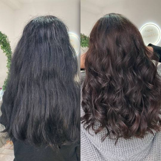 Atelje Glossy Hair #beograd Ombre, sombre, balayage Skidanje boje + farbanje kose + glossy tretman +