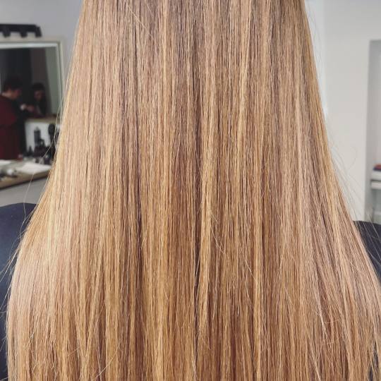 Kalina Beauty #beograd Ombre, sombre, balayage Balayage + preliv + feniranje - duga kosa Balayage u 