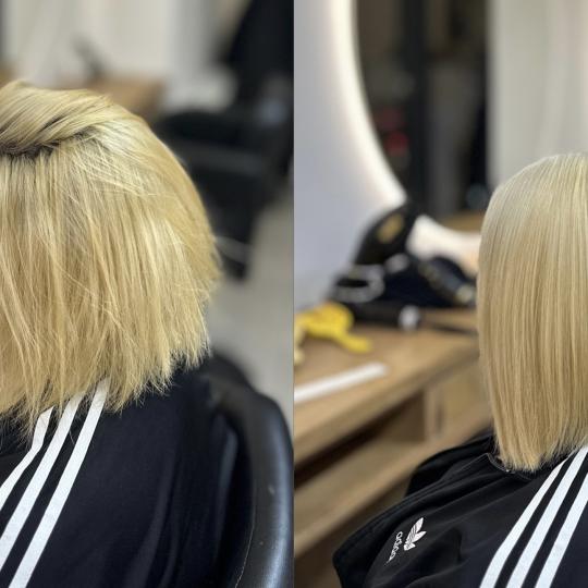 Studio Eleven Ladies&Gentlemen #beograd Blajhanje kose Blajhanje cele dužine - kratka kosa