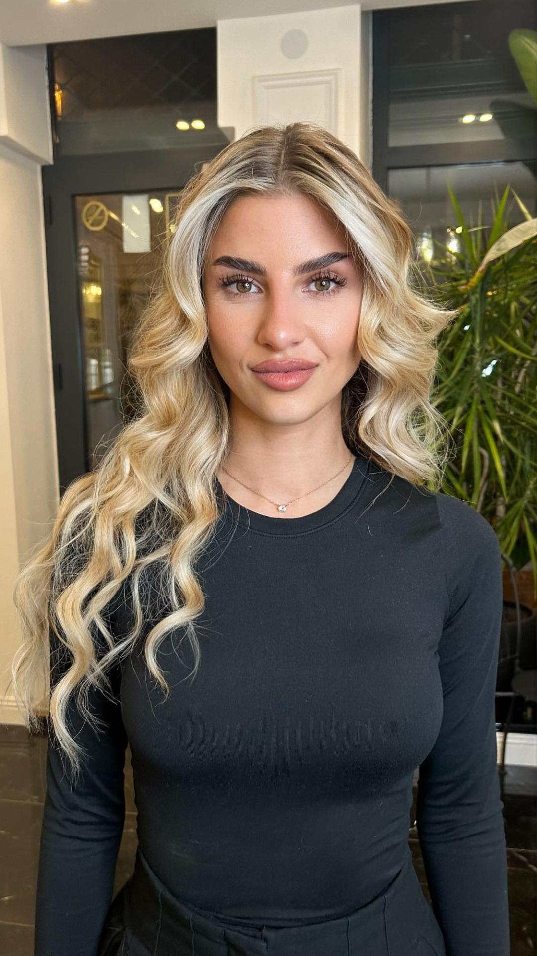 Pramenovi na foliju +Preliv + Feniranje +Šišanje +Black Caviar tretman - Esthetique Privé, Beograd Pramenovi Frizerski saloni Pramenovi, Beograd, Centar, Stari grad, Dorćol