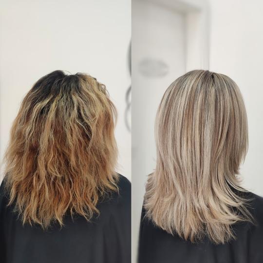 Infinity Hair #novisad Pramenovi Pramenovi Folija & Preliv - duga kosa (do lopatica) Frizerski salon