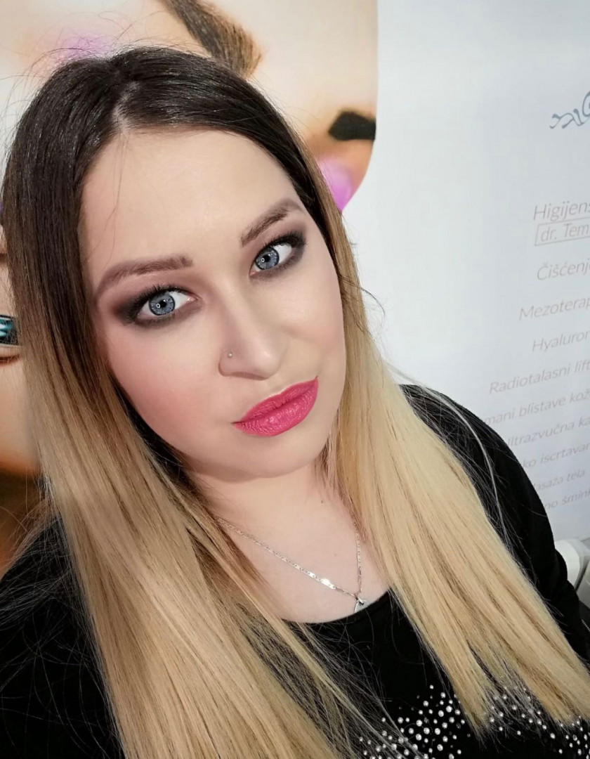 GM Beauty studio #beograd Make-up / šminkanje Profesionalno šminkanje + veštačke trepavice
