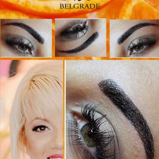The Princess Academy #beograd Trajna šminka Puder obrve