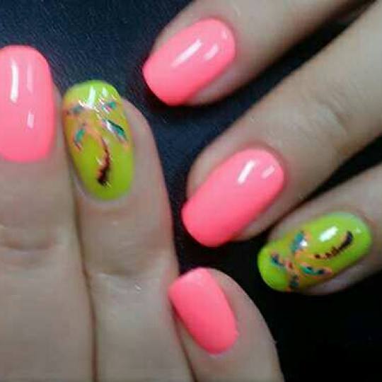 SpringTime #nis Ukrašavanje noktiju Ukrašavanje noktiju nail art - po noktu Rucno oslikana palma g