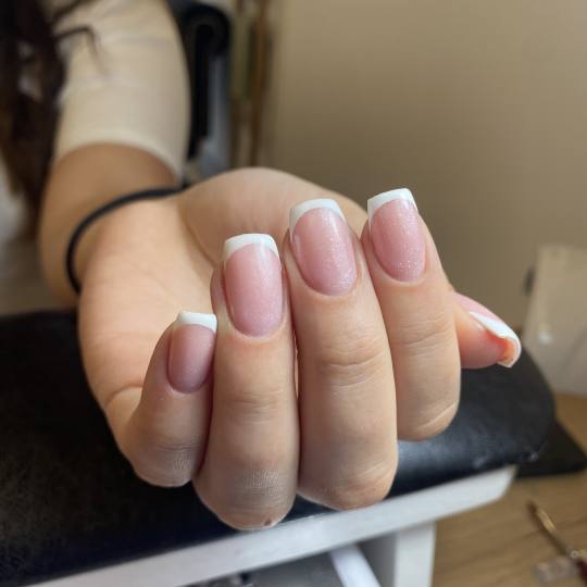 Beauty by Nevena Panić #beograd Ojačavanje noktiju Ojačavanje noktiju gelom - S dužina