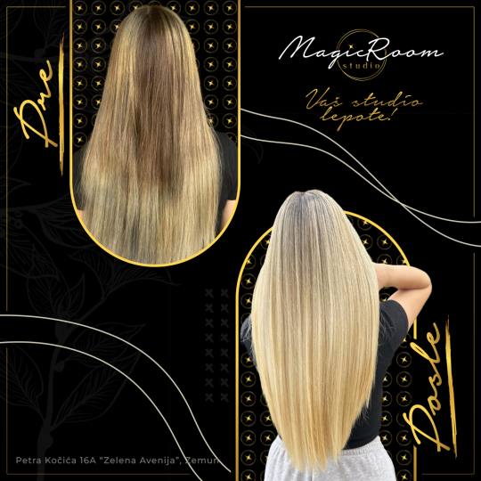 Studio Magic Room #beograd Pramenovi Airtouch - ekstra duga kosa
