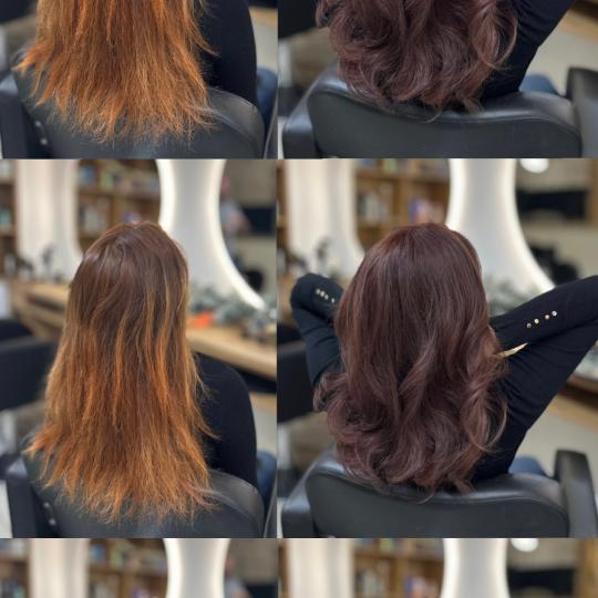 Studio Eleven Ladies&Gentlemen #beograd Farbanje kose Farbanje cele dužine - kosa srednje dužine