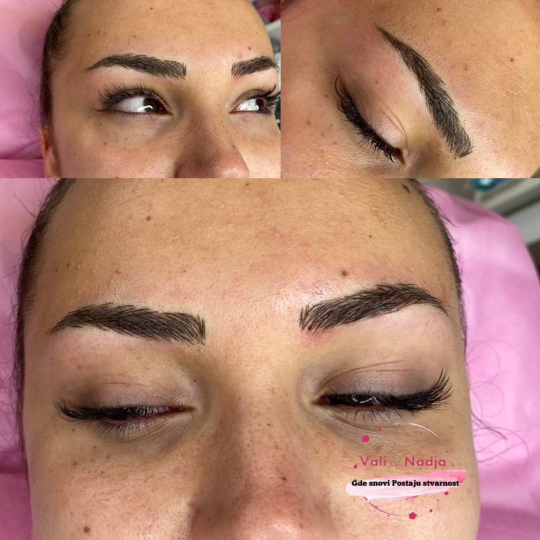 Vali&Nađa #novisad Obrve Japansko iscrtavanje obrva by PHI BOLD BROWS ARTIST