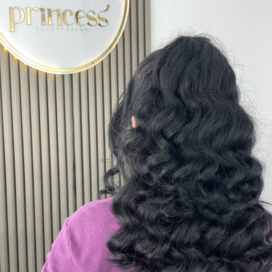 Princess beauty #nis Farbanje kose Svečana frizura - Talasi - duga kosa