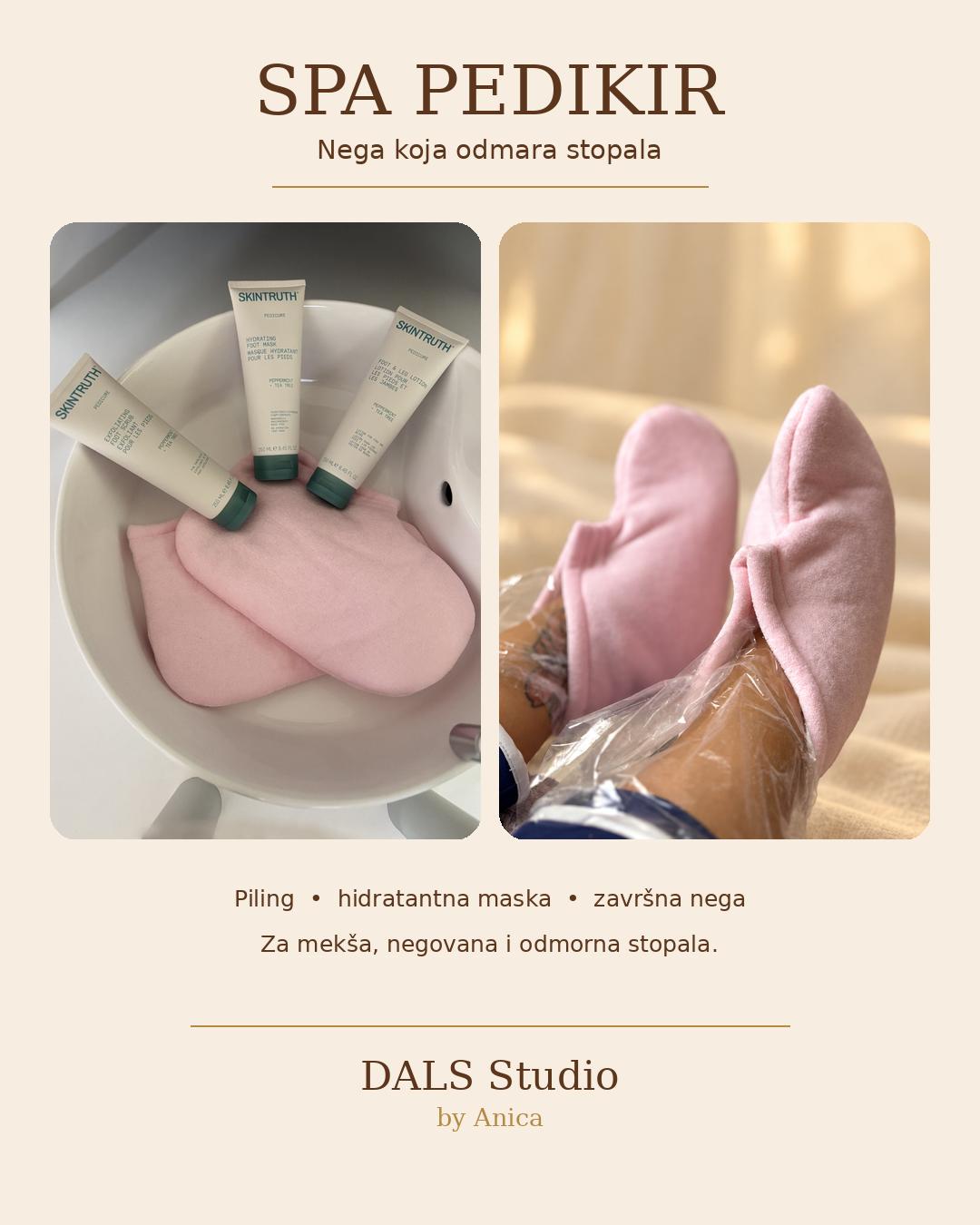 Spa pedikir - Dals Studio by Anica, Novi Sad Estetski pedikir Nokti Estetski pedikir, Novi Sad, Telep, Adice, Bistrica