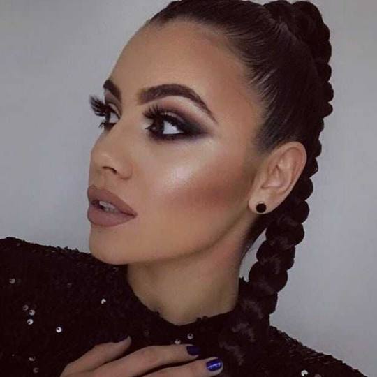 Headroom #beograd Make-up / šminkanje Večernja šminka + veštačke trepavice
