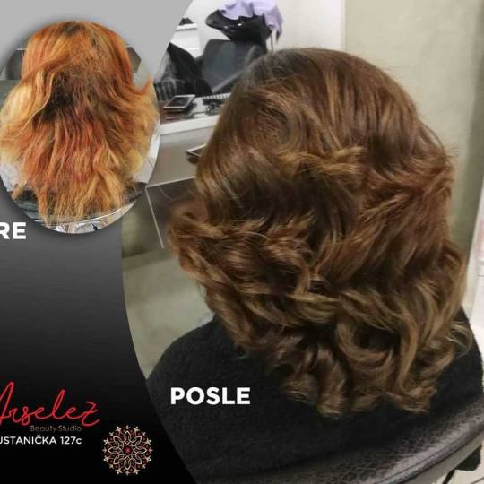 Arselez Studio #beograd Ombre, sombre, balayage pramenovi nijansiranje Kolorizacija za sve dužine k