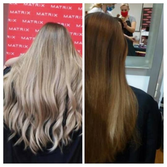 Hair by Silvy #beograd Ombre, sombre, balayage Matrix edukacija , balayage Balayage + feniranje - du