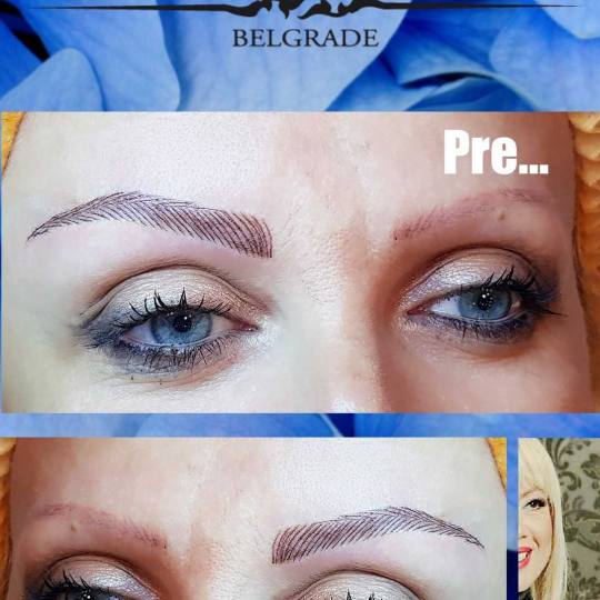 The Princess Academy #beograd Trajna šminka Puder obrve