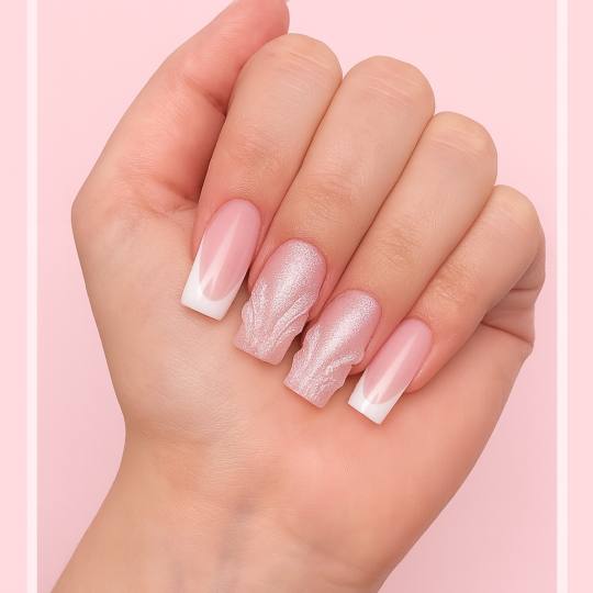 Xenija Beauty Room #beograd Izlivanje noktiju Izlivanje noktiju dual tipsama - M dužina