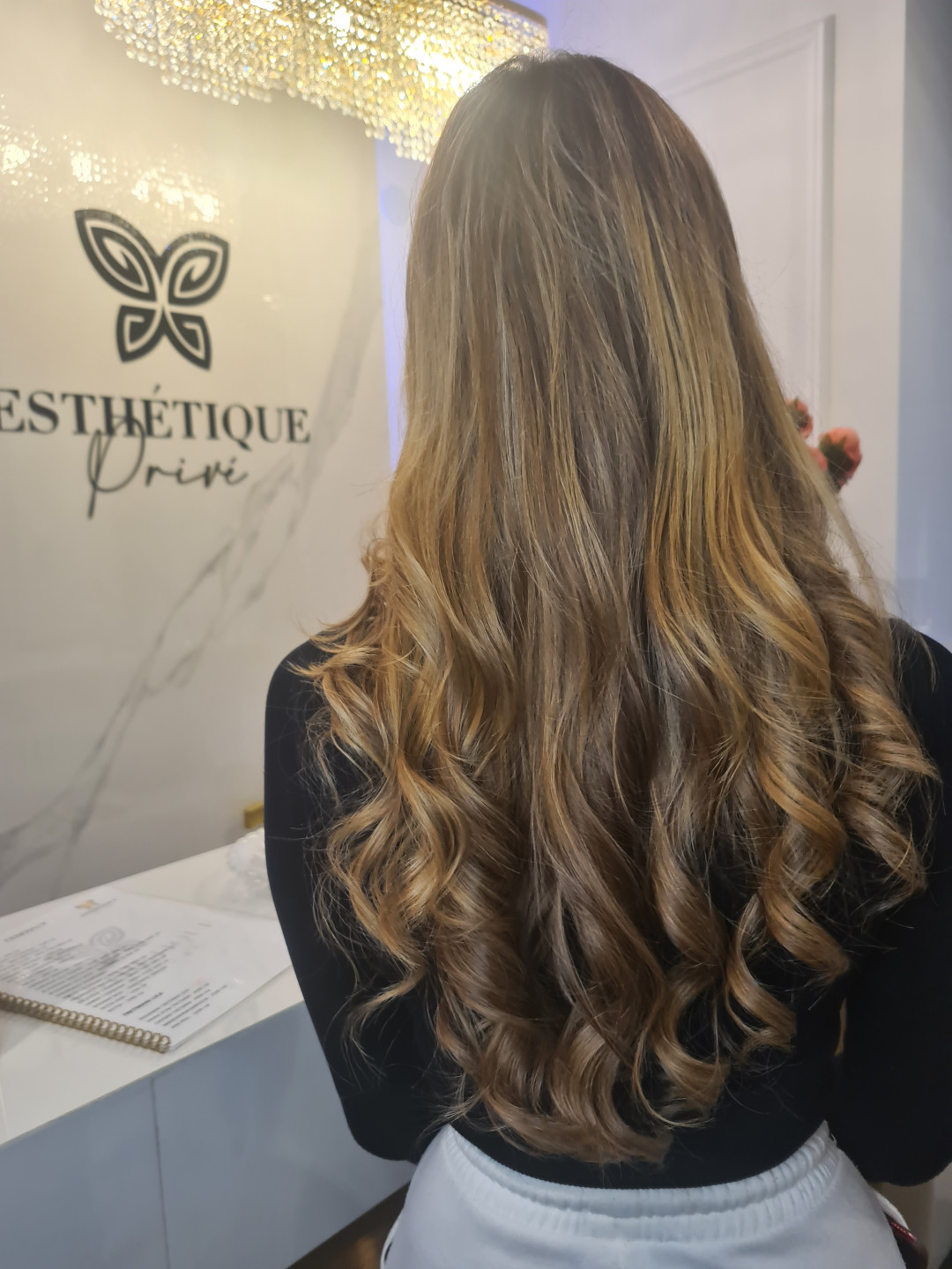 Esthetique Privé #beograd Uvijanje, lokne i talasi Hollywood talasi - duga kosa