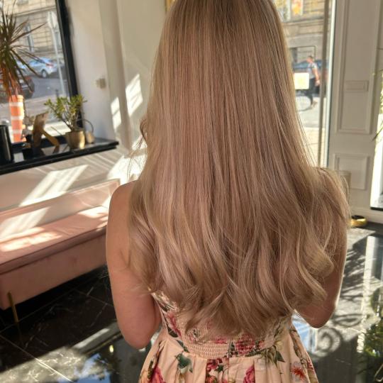 Esthetique Privé #beograd Pramenovi Pramenovi na foliju +Preliv + Feniranje +Šišanje +Black Cavia