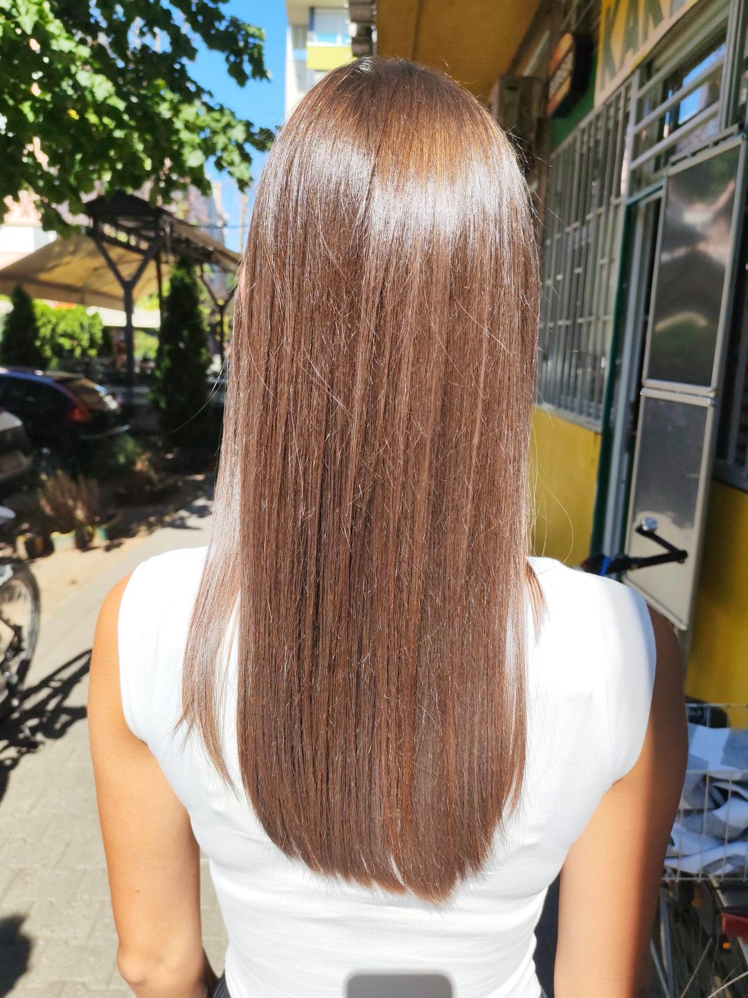 Hair by Sneška #novisad Nega i ojačavanje kose Alfaparf Cellula Madre tretman + feniranje-duga kosa