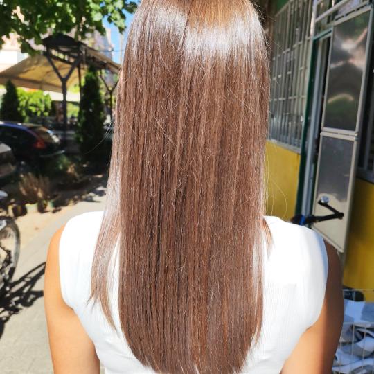 Hair by Sneška #novisad Nega i ojačavanje kose Alfaparf Cellula Madre tretman + feniranje-duga kos