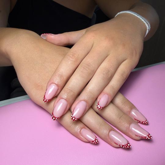 Beauty room Zvezdara #beograd Izlivanje noktiju Korekcija izlivanja noktiju gelom - M dužina
