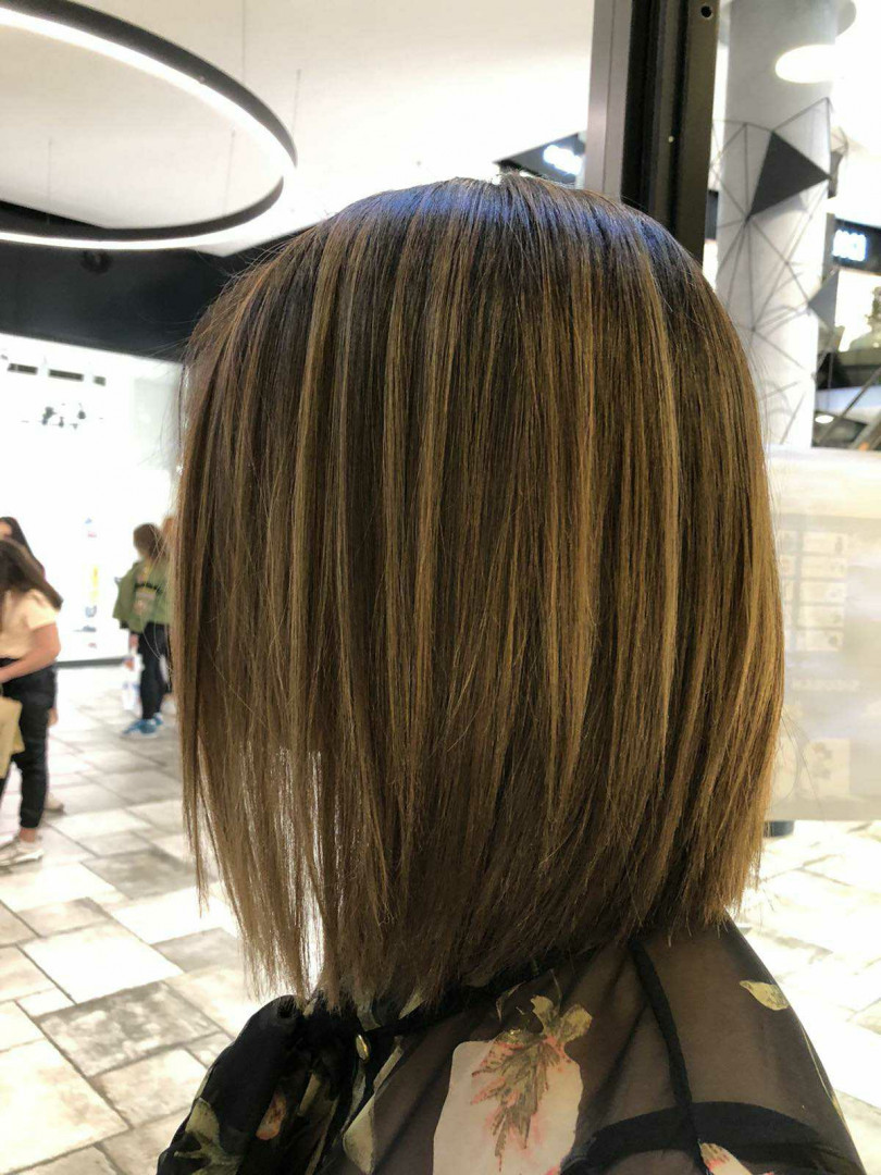 Pramenovi na foliju - kosa srednje dužine - Alfaparf Studio Ada Mall, Beograd Pramenovi Frizerski saloni Pramenovi, Beograd, Banovo brdo