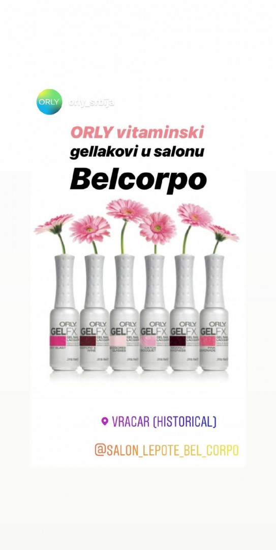 Bel Corpo #beograd Gel lak Manikir + gel lak Orly