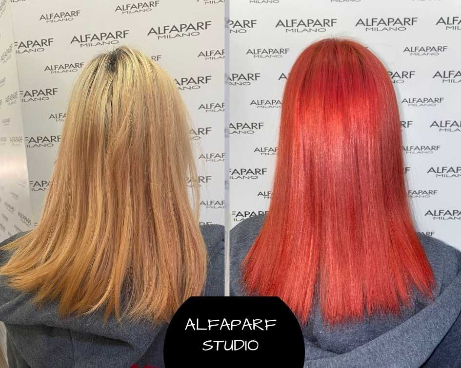 Alfaparf Studio #beograd Farbanje kose Farbanje cele dužine - duga kosa