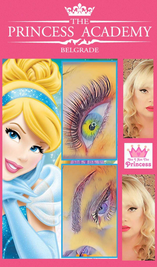 The Princess Academy #beograd Nadogradnja trepavica Nadogradnja svilenih trepavica - 1 na 1