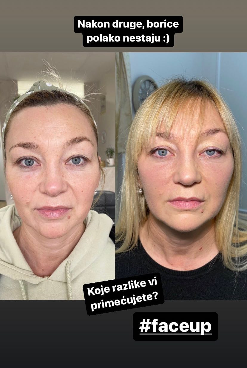 Makeup Olja Grbić #novisad Tretman lica Face gym masaža
