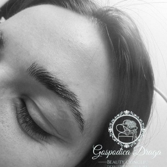 Gospođica Draga #novisad Obrve Brow lift