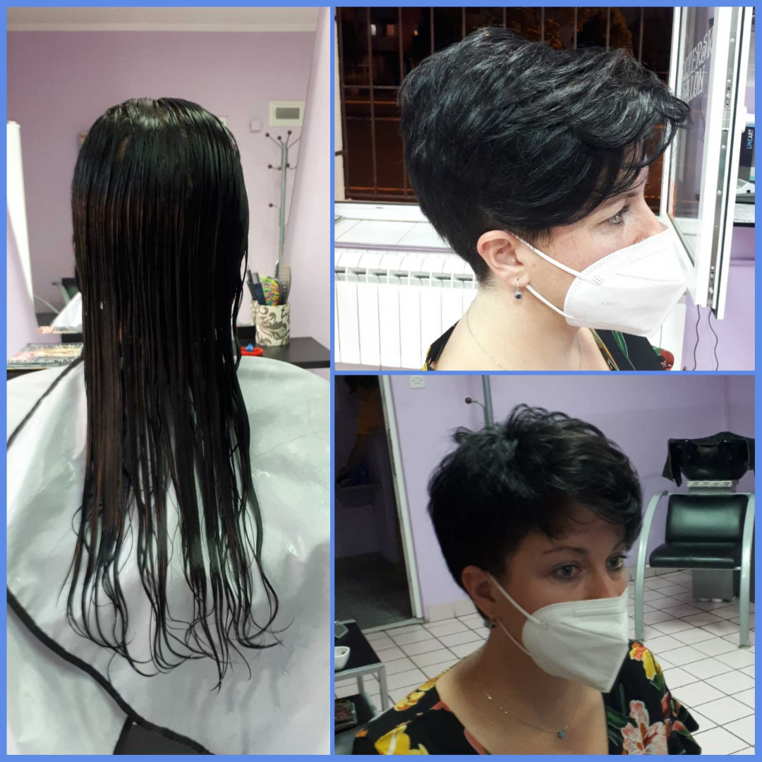 Jovana + #beograd Žensko šišanje Žensko šišanje + feniranje na ravno / lokne - ekstra duga kosa 2