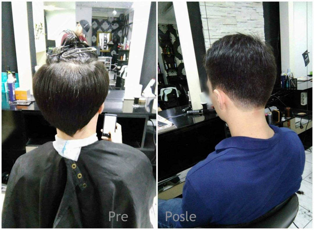 Headroom #beograd Muško šišanje Muško šišanje makazama + mašinicom