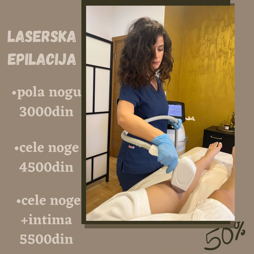 D&D Beauty Center #beograd Laserska epilacija Laserska epilacija celih nogu - za dame