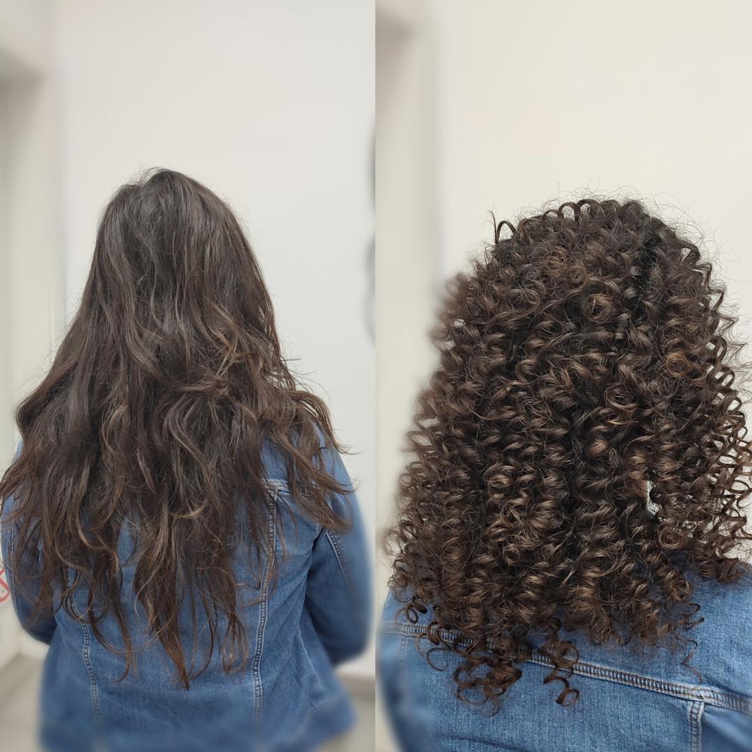 Afro lokne - extra duga kosa (preko lopatica) - Infinity Hair, Novi Sad Uvijanje, lokne i talasi Frizerski saloni i frizeri Uvijanje, lokne i talasi, Novi Sad, Grbavica, Liman, Adamićevo naselje