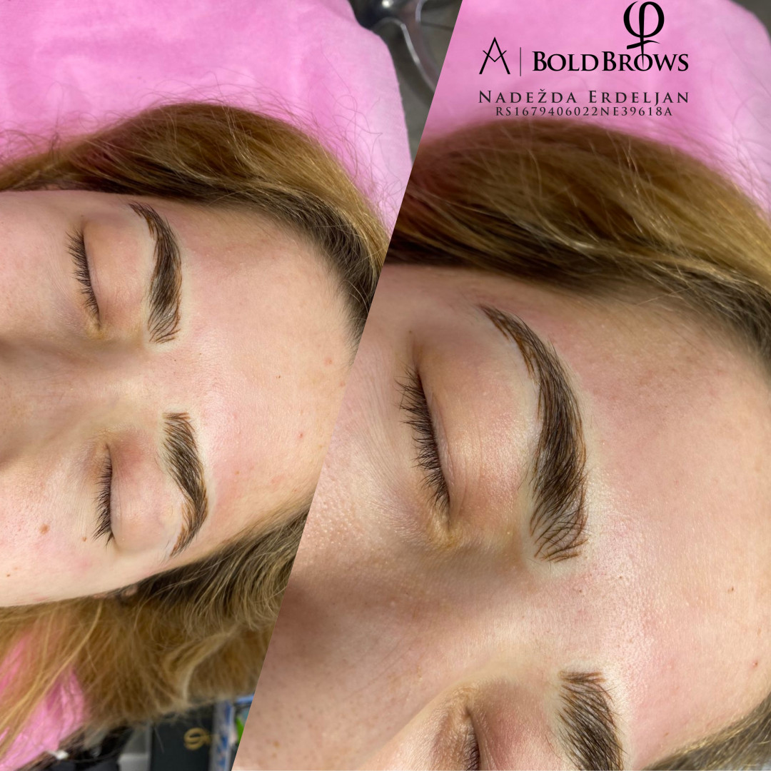 Vali&Nađa #novisad Obrve Japansko iscrtavanje obrva by PHI BOLD BROWS ARTIST