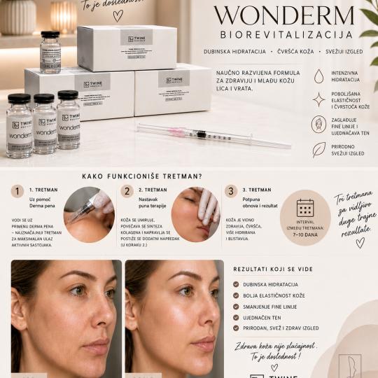 DajanaAesthetics #novisad Tretman lica Wonderm paket ( dermapen tretman, botox II regije i III tretm