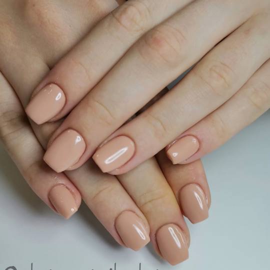 Elena Nails #beograd Ojačavanje noktiju Ojačavanje Strong Beauty gelom u Galaxy cinnamon coffee ni