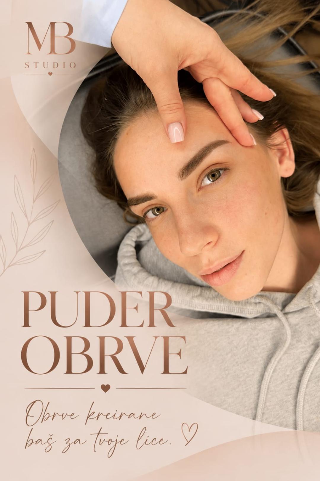 Trajna šminka obrva - puder obrve - MB Studio, Beograd Trajna šminka Lice Trajna šminka, Beograd, Zemun Centar
