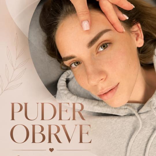 MB Studio #beograd Trajna šminka Trajna šminka obrva - puder obrve