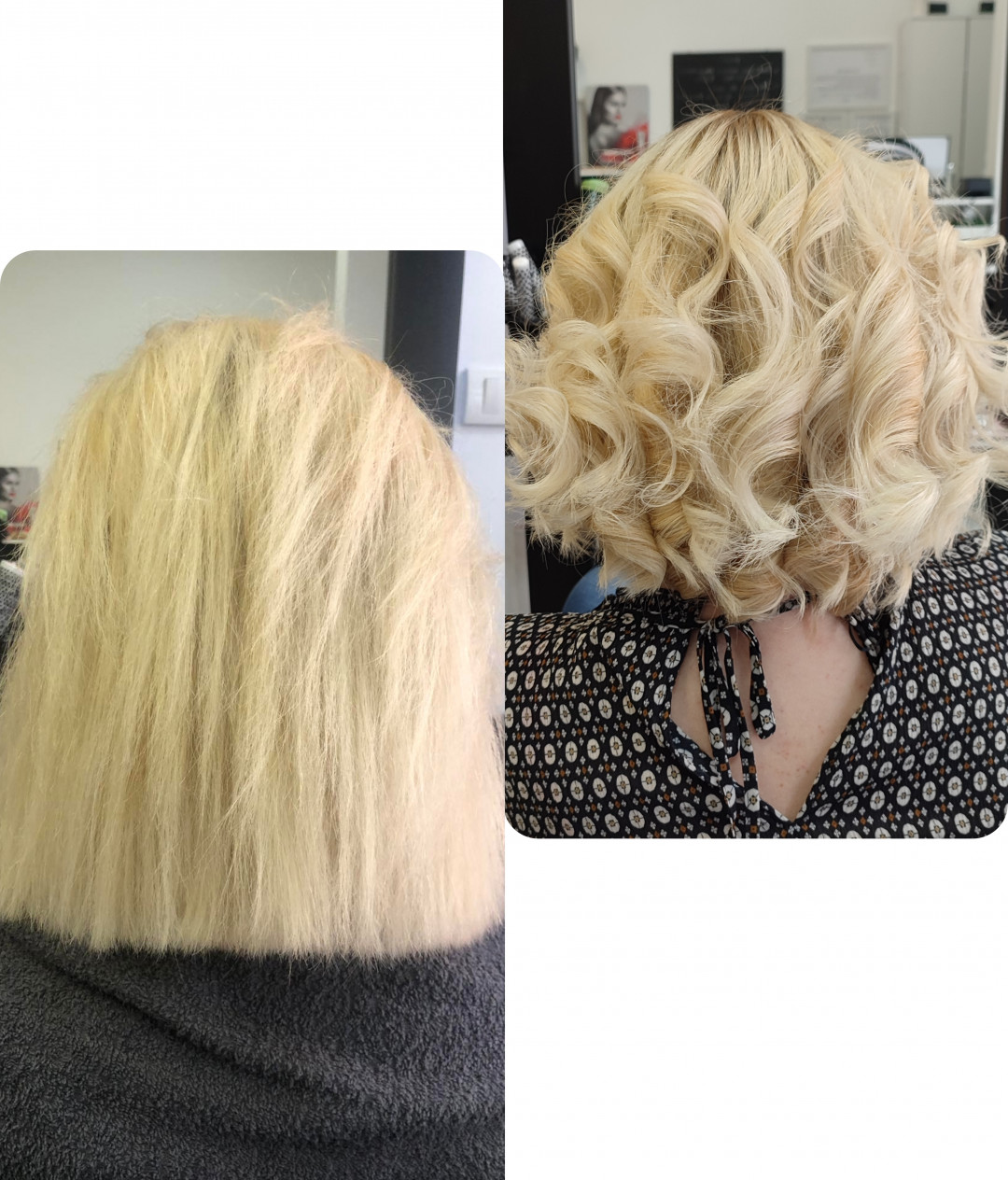 Infinity Hair #novisad Feniranje i stilizovanje Talasi na peglu bez pranja - kosa srednje dužine
