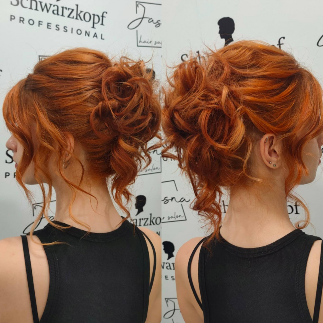 Jasna hair salon #beograd Svečane i frizure za svadbu Svečana frizura - složena