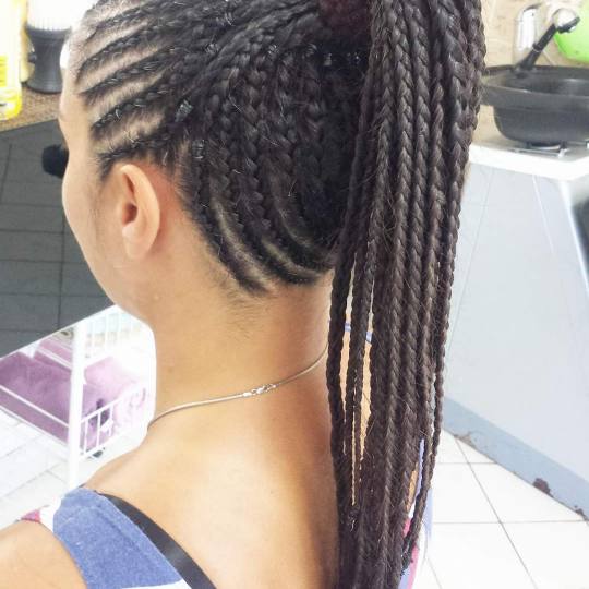 Sanja Afro Frizerka #nis Pletenice, kike, punđe Riblja kost do pola