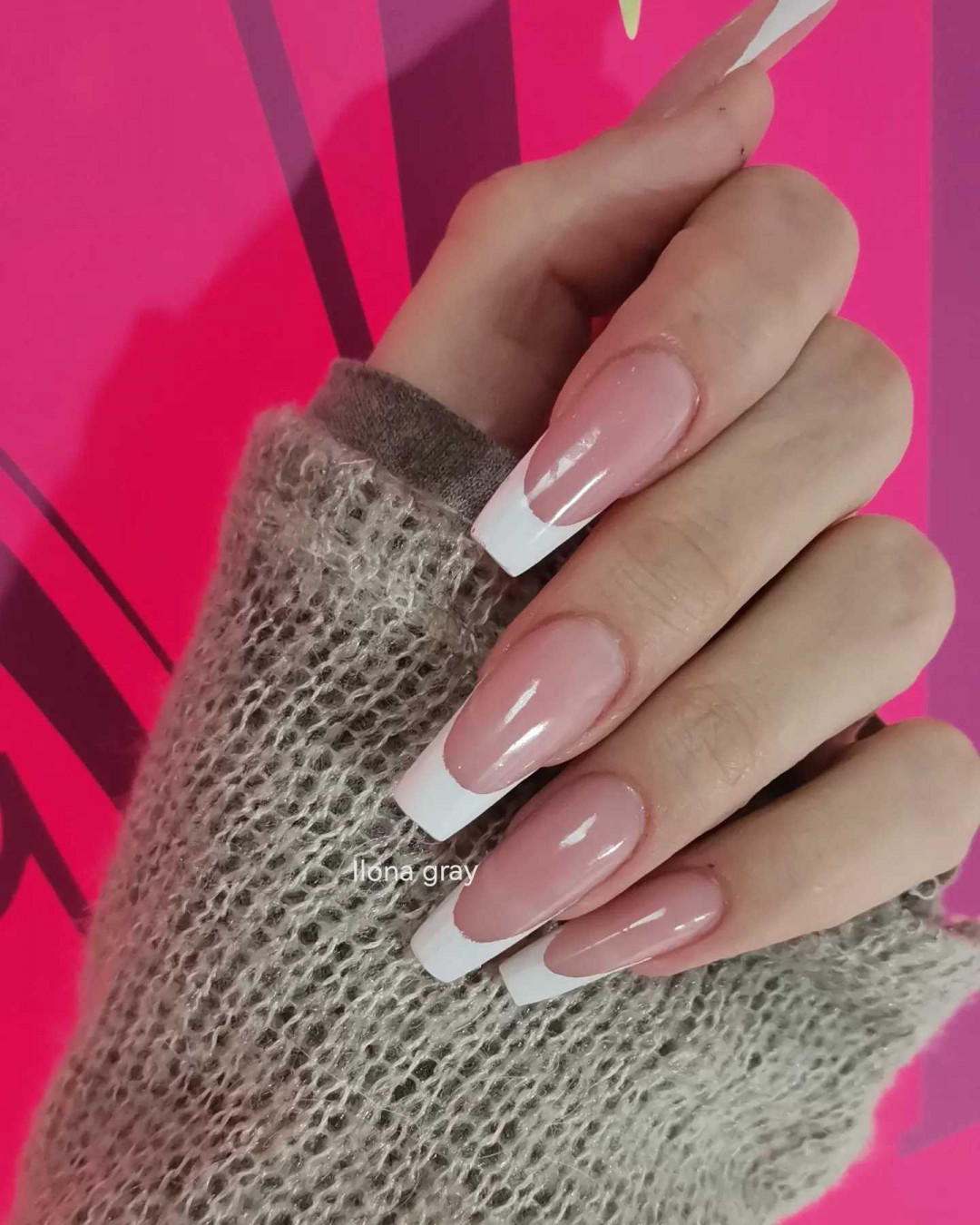 Ilona Gray #beograd Izlivanje noktiju Izlivanje noktiju gelom - M dužina