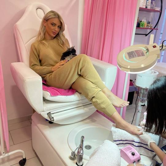 Plavi Anđeo #beograd Estetski pedikir Estetski pedikir + gel lak - za dame